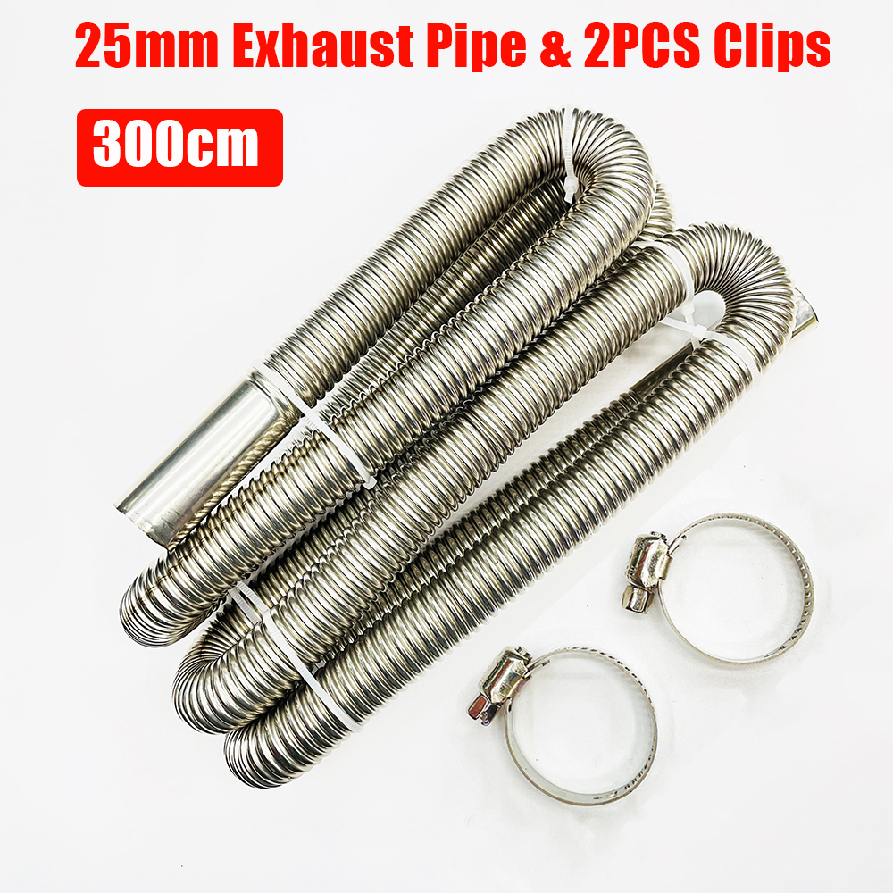 300 センチメートル空気ディーゼルパーキングヒーターステンレス鋼排気管チューブガスベントホース Eberspacher Webasto カーヒーター部品