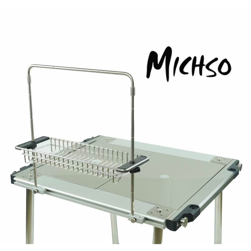 Michso TTA シリーズキャンプテーブル拡張ブラケット多層収納棚屋外ピクニックキャンプテーブル