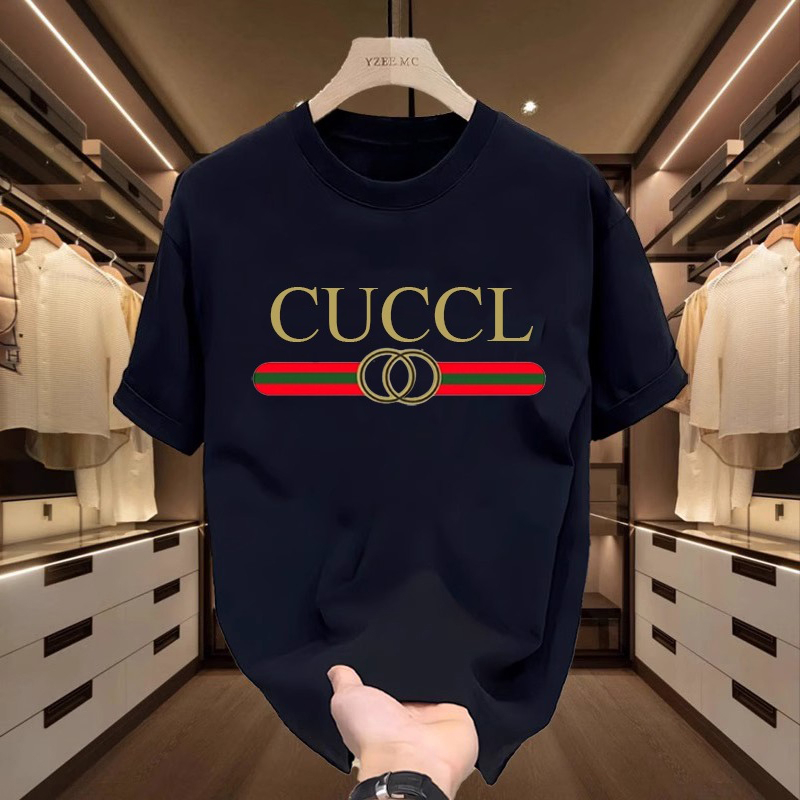 新しいヨーロッパとアメリカのトレンド半袖 Tシャツ男性のための 2026 新しい G コットンファッション半袖 Tシャツ