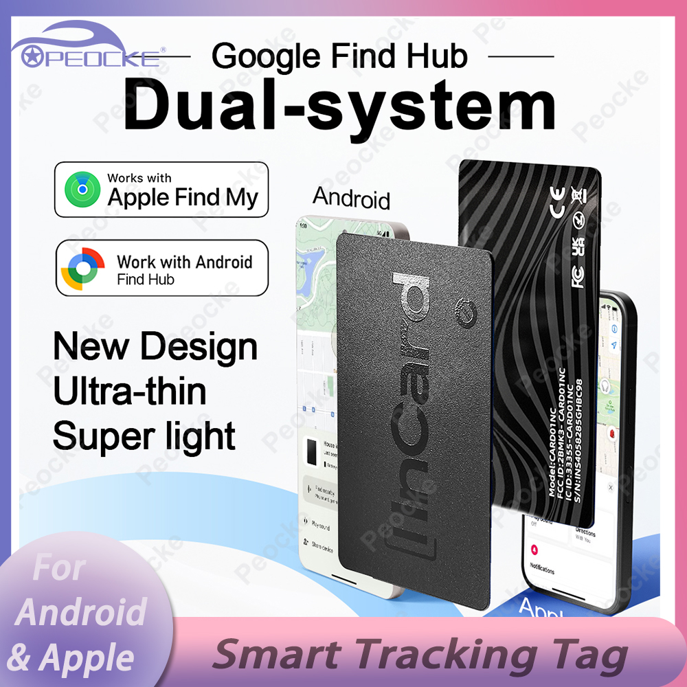 財布追跡カード超薄型 GPS 位置 Android Google 検索ハブスマート紛失防止タグ Apple システム荷物キーファインダー