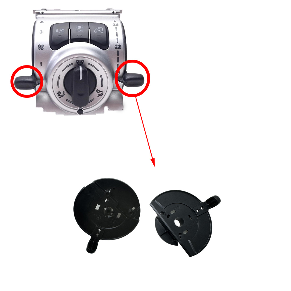 09-14 スマートフォーツー 451 ヒーター HVAC A/C 温度気候制御スイッチボタン 4519004501 に適合