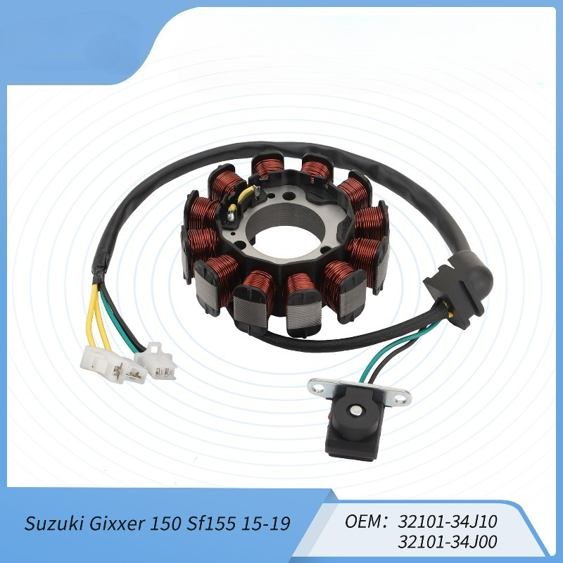 Motorcycle, Stator Coil Gixxer 150 Sf155 15-19 Oe: 32101-34J10