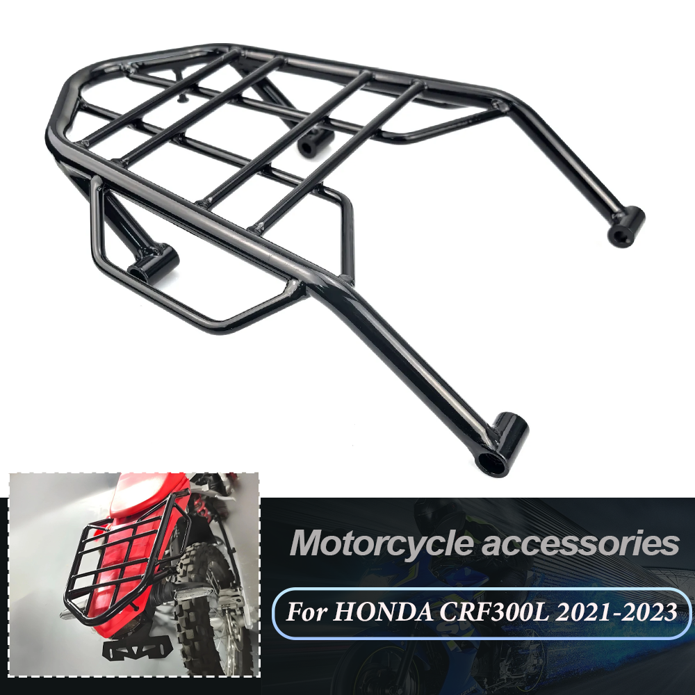 オートバイの貨物ラック収納ボックスサポートリア荷物キャリアラックホンダ CRF300L 2021-2023 CRF300 ラリー 2021-2023