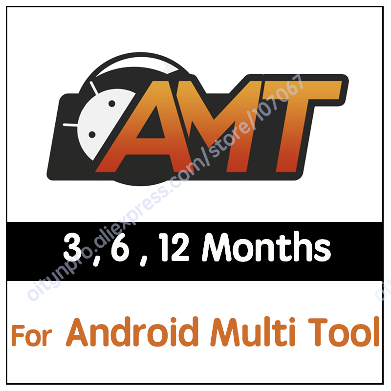 AMT フラッシュ ロック解除ツール Android マルチツール 3、6、12 か月用 AMT 10 クレジット