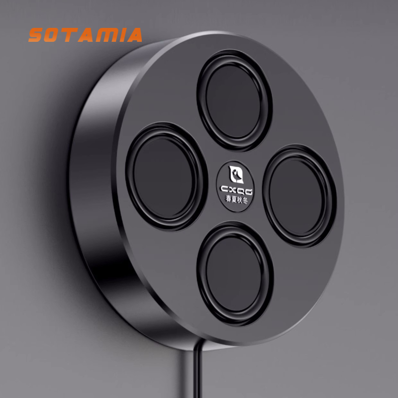 SOTAMIA 1 個磁気ステッカー Bluetooth スピーカー 6Wx2 6ohm デスクトップスピーカーサウンドボックスミニスピーカーホームシアターサウンドシステム