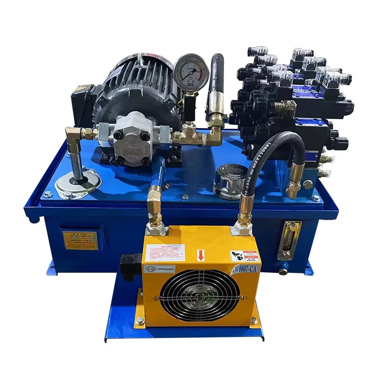 掘削機油圧パワーパックヘビーデューティポンプモジュール 220V 産業ユニット油圧ステーション
