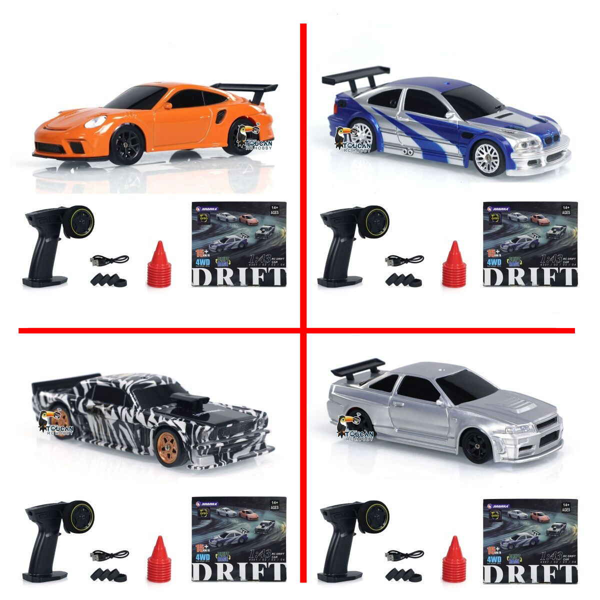 販売 4WD RTR 1/43 RC スピードカー四輪駆動ラジオコントロール 2.4 グラムミニレーシングドリフトカーおもちゃ高速モデル男の子のためのギフト