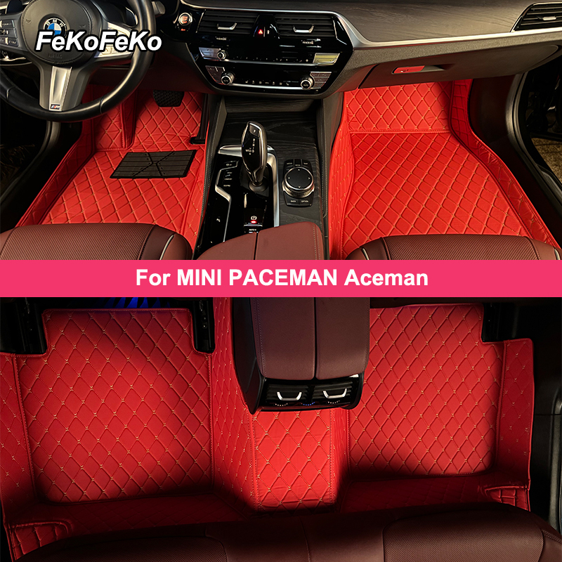カスタム車のフロアマットミニ PACEMAN エースマン自動車カーペット Foot Coche アクセサリー