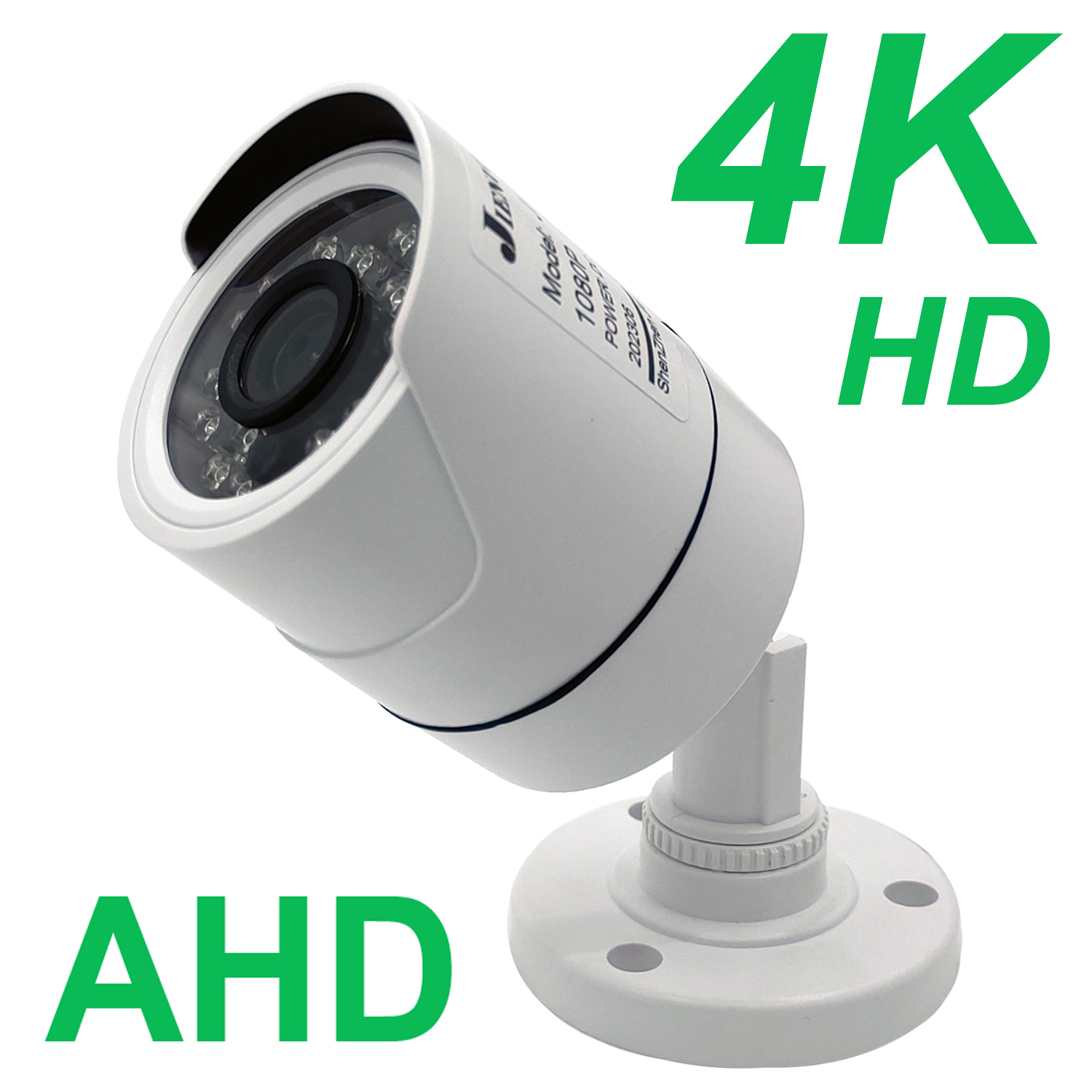 JIENUO 4K AHD カメラ CCTV セキュリティ監視屋外防水赤外線ナイトビジョン屋内 CVI 1080P 5MP HD ホームカムモニター