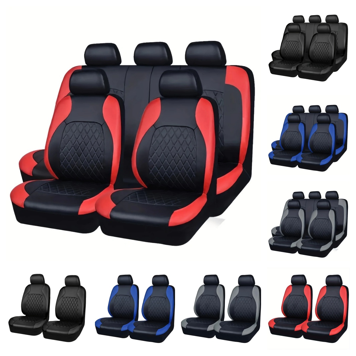 AUTO HIGH PU レザーカーシートカバーユニバーサルフィットほとんどの車のインテリアアクセサリーフロント