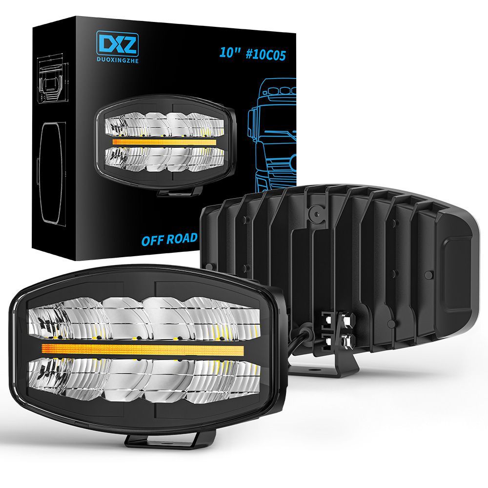 10 "車の LED ワークライトスポットライトフォグランプ DRL Headight オートバイ自動オフロード SUV トラックボートカーアクセサリー 12-24V 45 ワット