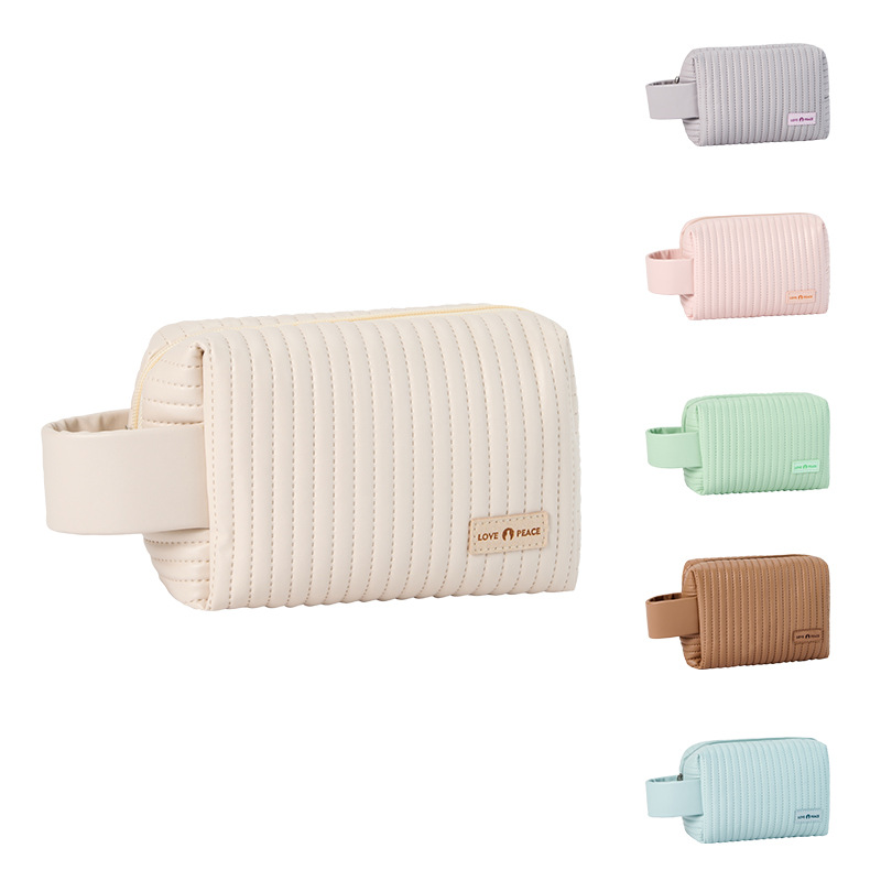 かわいい小さな化粧バッグポータブル化粧品バッグ旅行メイクアップポーチ防水トイレタリーバッグ美容アクセサリーギフト女性のための