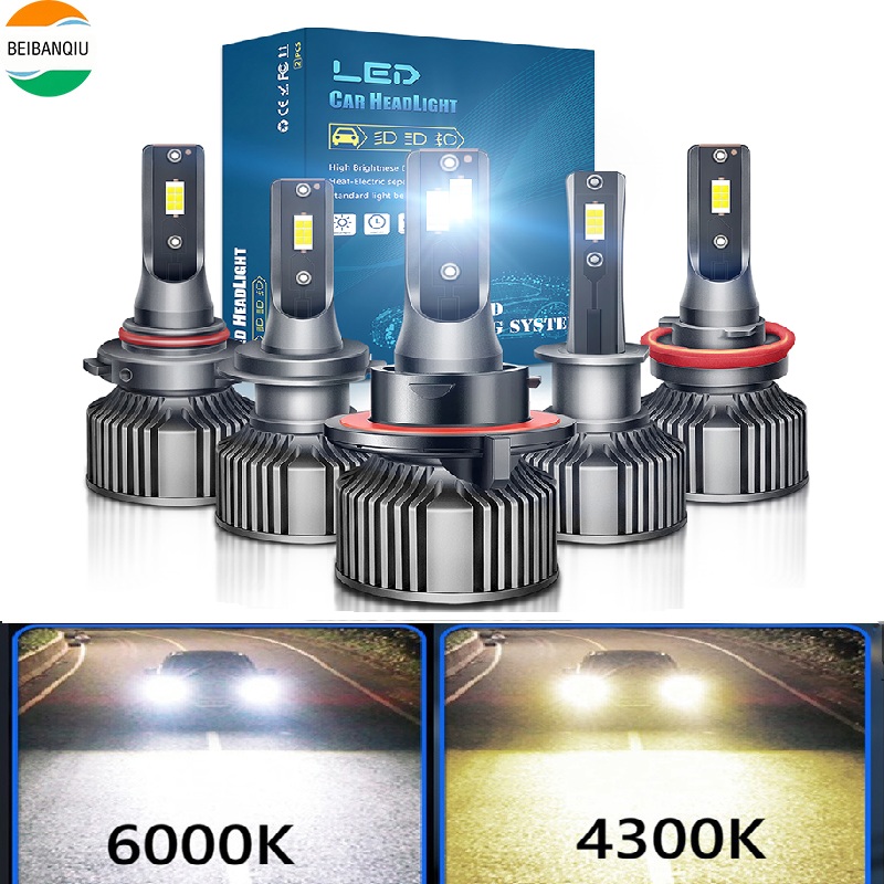9007 LED ヘッドライト車フォグライト H11 HB5 9006 9005 HB3 HB4 H19 H11B H4 5202 H7 H13 9008 H16 PSX24W PSX26W オートランプ 12V 4300K