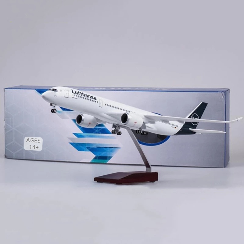1/142 スケール 47 センチメートル 350 シリーズ飛行機 A350 ルフトハンザ エアライン モデル W LED ライト