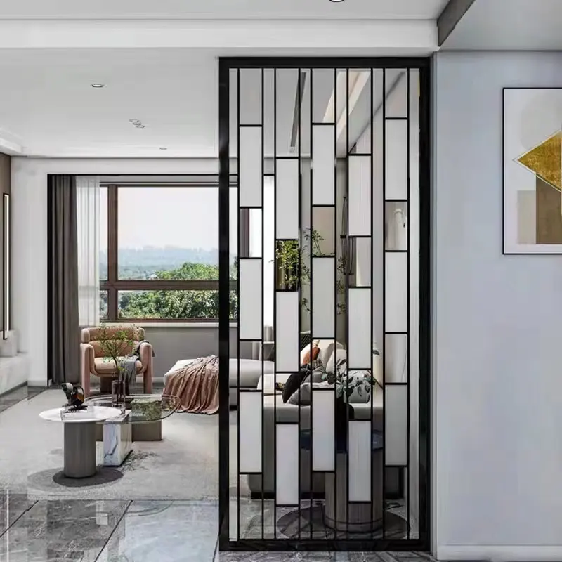 Metal Living Room Divider Partition Panel Home Room Separator Screen Raumteiler for Home Use