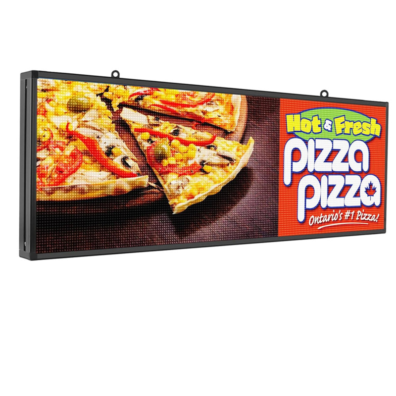 P5 LED スクロール看板 39 "x14" USB プログラム可能な LED 看板フルカラースクロール Led ディスプレイ高輝度 LED 広告ボード