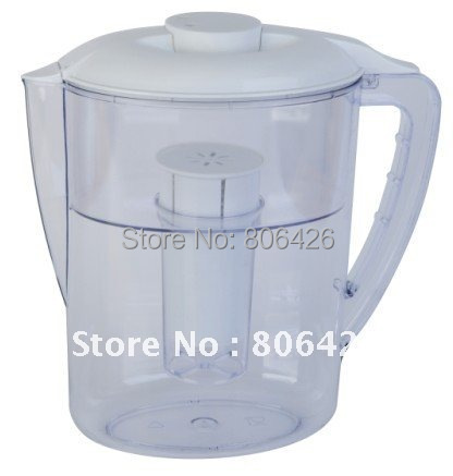 2.5L アルカリ水ピッチャーソリューション/ポータブル浄水フィルター/軟水器、新鮮なフィルターカートリッジ付き (QY-WP012)