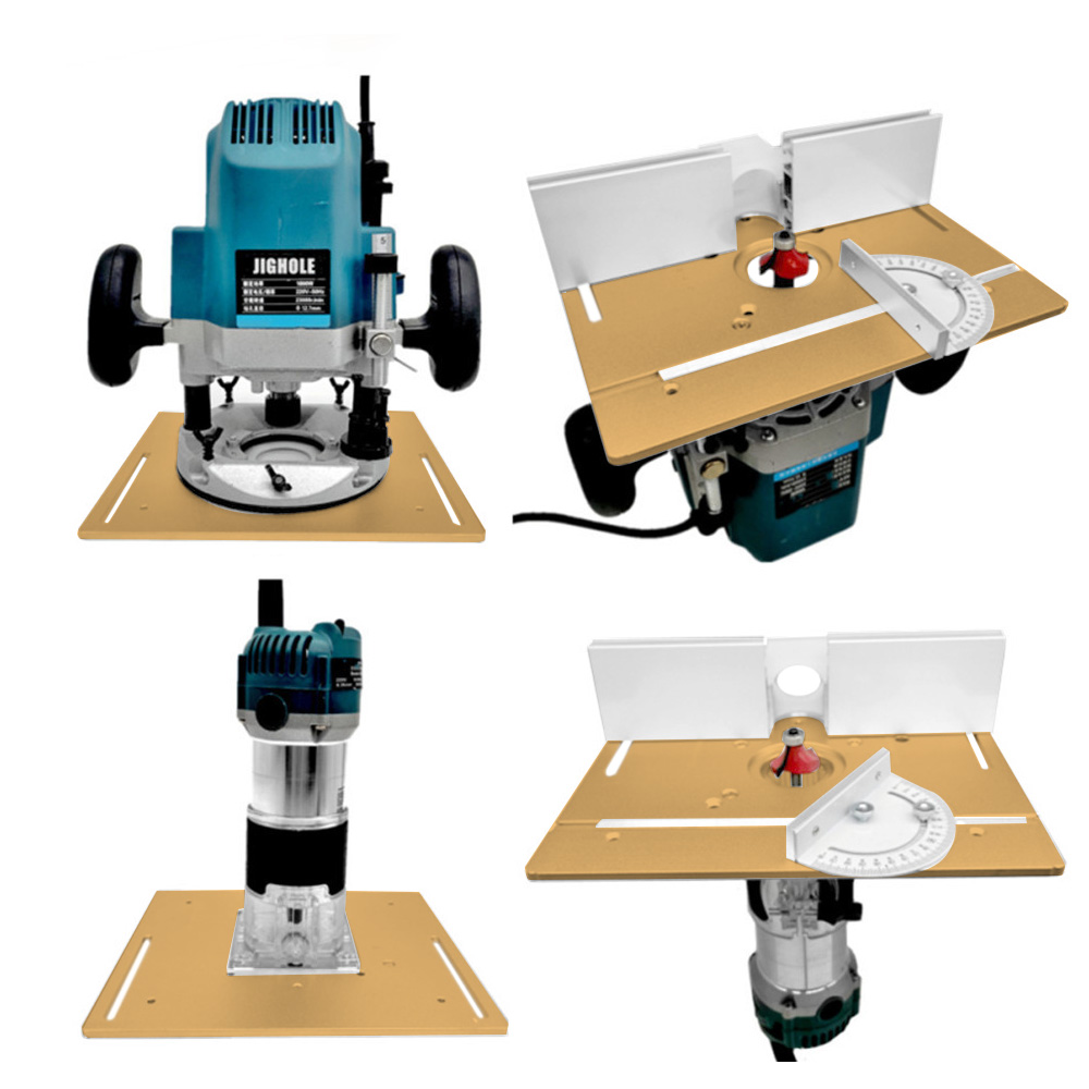 精密 CNC ルーターテーブルフリップボードキット角度分度器ガイドフェンス木材面取りスロット彫刻 DIY ワークショップ器具