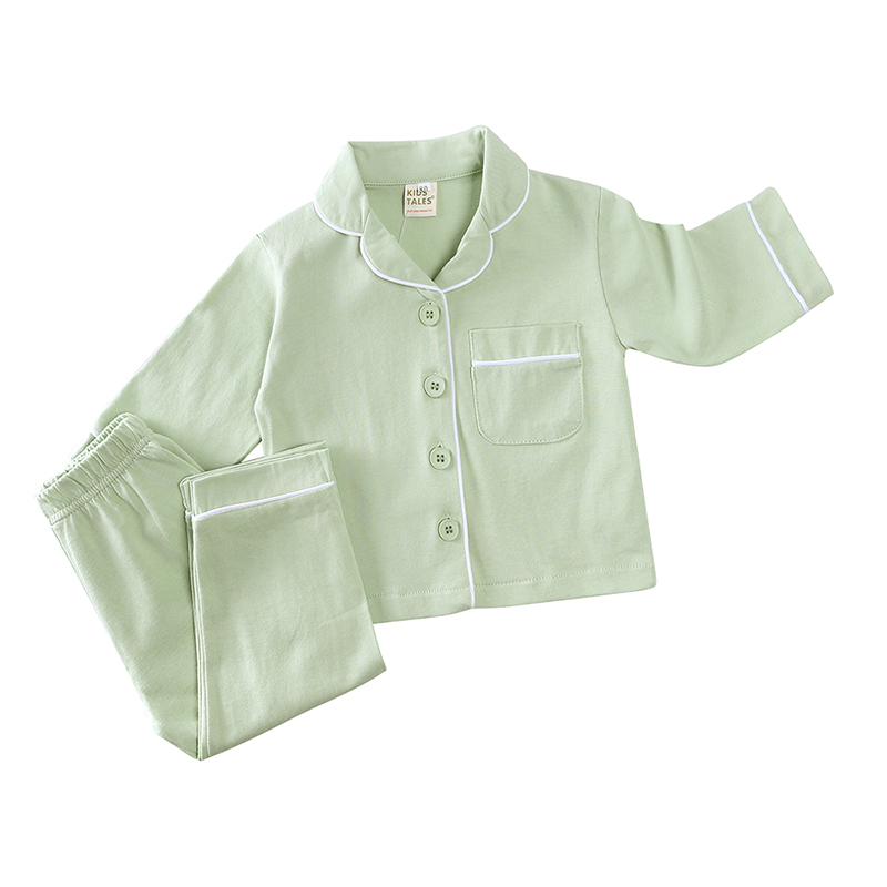 カスタムキッズガールズパジャマツーピースコットンパジャマセット卸売子供服女の子パジャマ下着