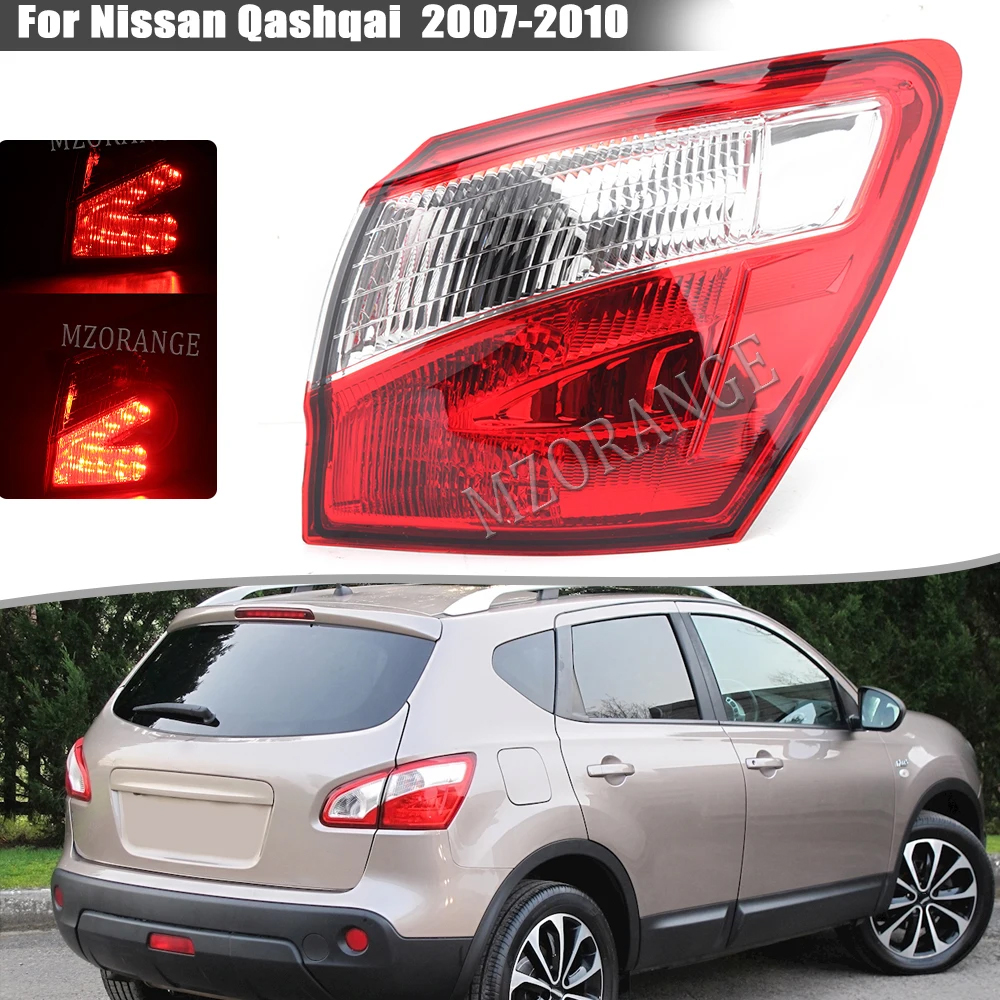 テールライト日産キャシュカイ 2008-2015 EU バージョンリアライトブレーキフォグランプアクセサリー車の警告ランニングライト