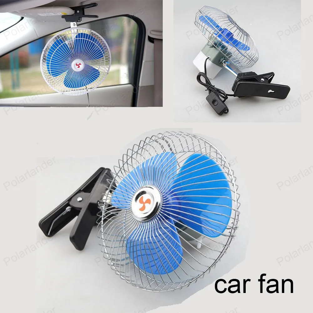 アクセサリー低ノイズ空冷ファンポータブル車両ミニ電気 6 インチ 12V 25 ワット車振動ファン車の自動車ファン