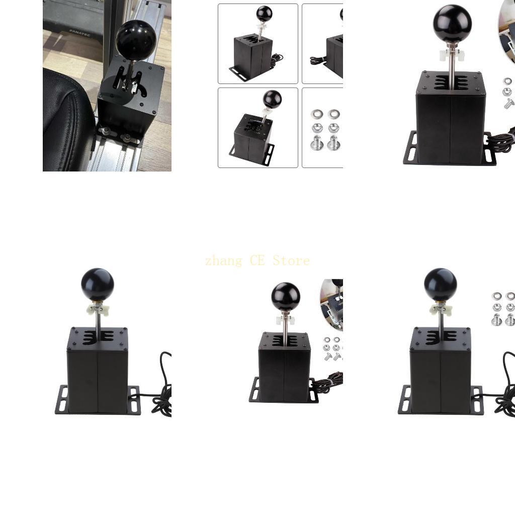 M5TD プロレーシングゲーム H ギアシフター 6 R/7 R USB シミュレーターシフター金属合金軽量フィッティング G27 G29 T300
