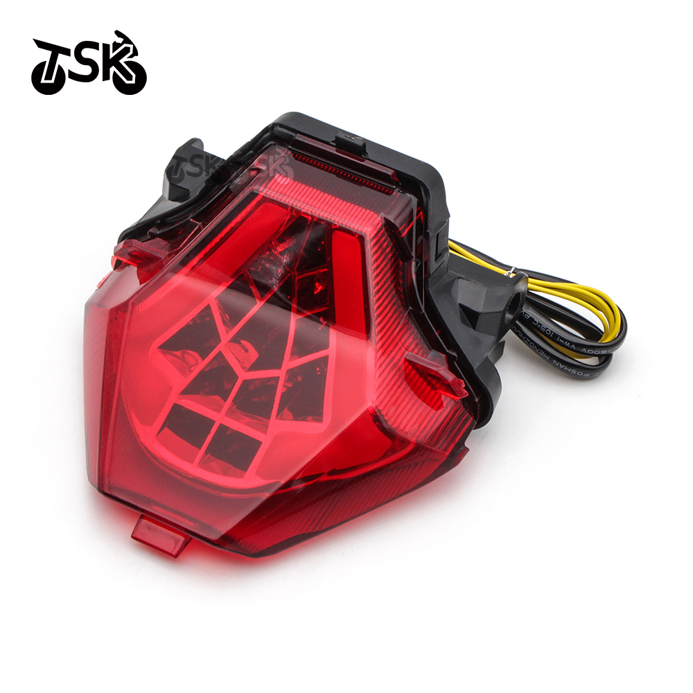 オートバイ LED テールライトモトリアブレーキライトインジケータランプヤマハ MT25 2015-2023 R3 R25 2015-2021 MT07 2014-2017 MT03