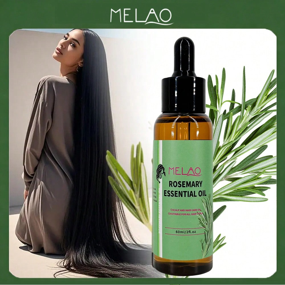 MELAO Organics ローズマリー ヘアオイル、枝毛