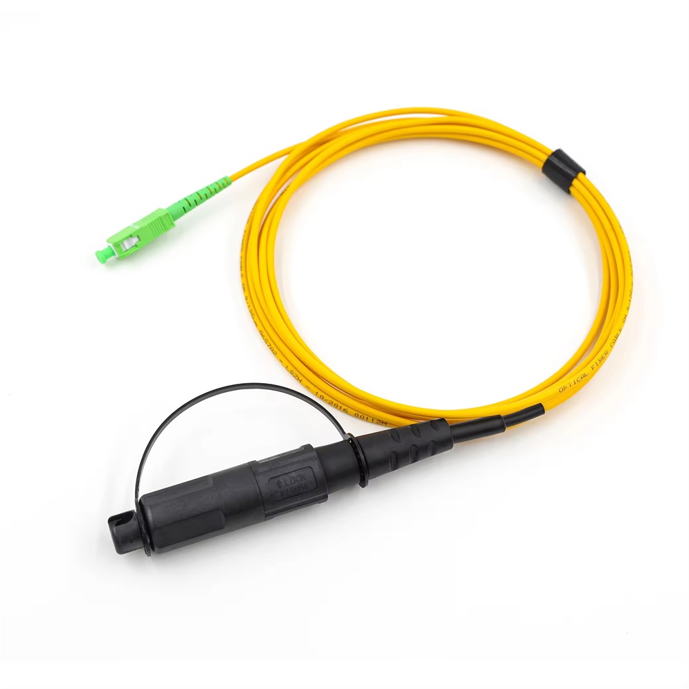 5 個、防水 SC/APC Optitap 光ファイバーパッチコード 3 メートル、SM OPT/SC/APC-SC/APC