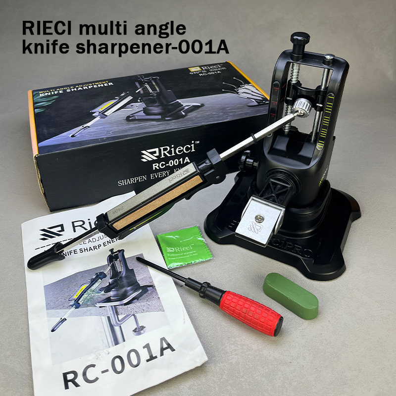 Rieci プロフェッショナル固定角ナイフシャープナーダイヤモンド砥石包丁研ぎ刃補助ツールシステム