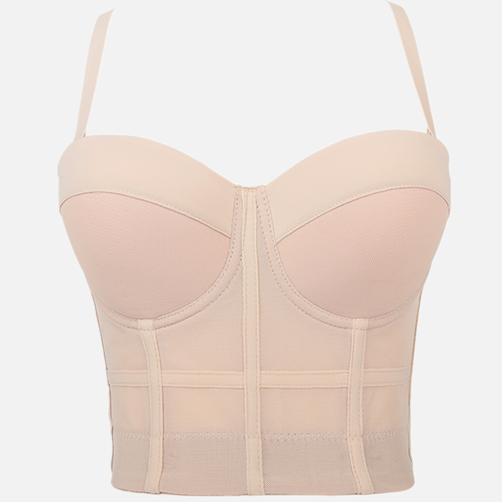 ファッション背中の開いたブラジャー女性コルセットカジュアル Bralette 夏 y2k 下着女性胸バインダープッシュアップブラジャー服ランジェリークロップトップ