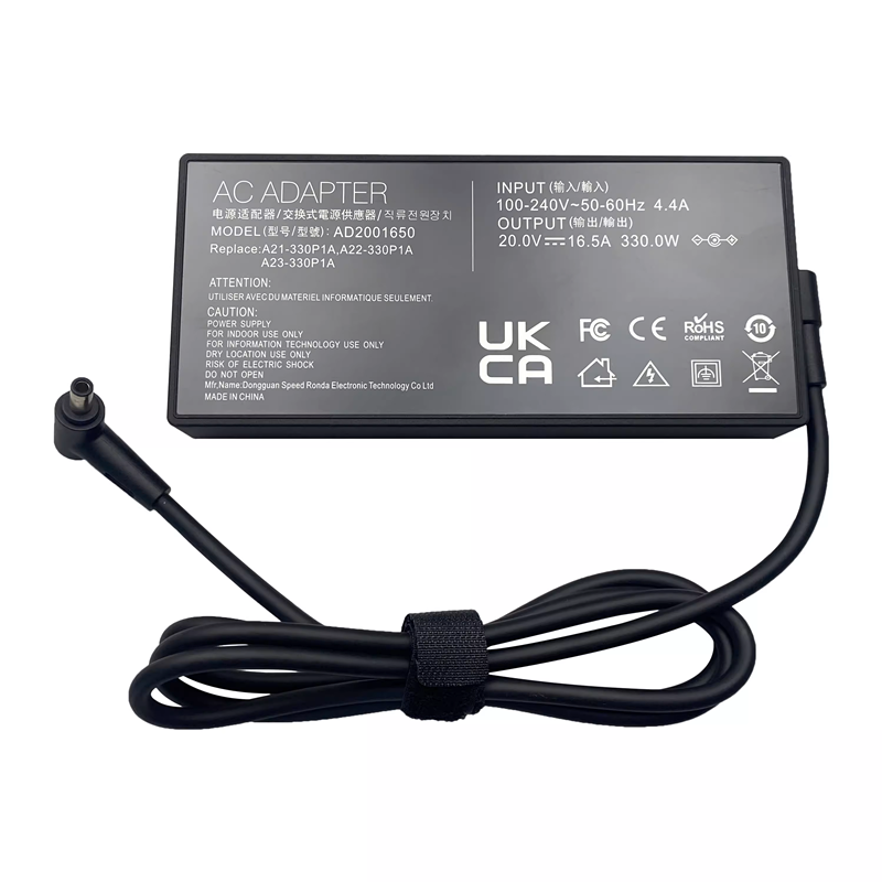 20 V 16.5A 330 ワット AC アダプタラップトップ充電器 ASUS ROG Zephyrus Duo 16 2023 GX650PY 電源 A21-330P1A A22-330P1A A23-330P1