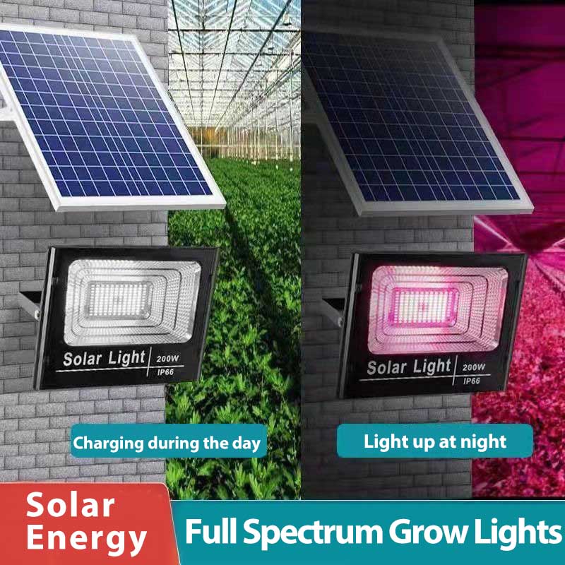 太陽光発電 LED 植物成長ライト リモコン付き ガーデン調光可能成長ランプ フルスペクトルタイマー設定 温室