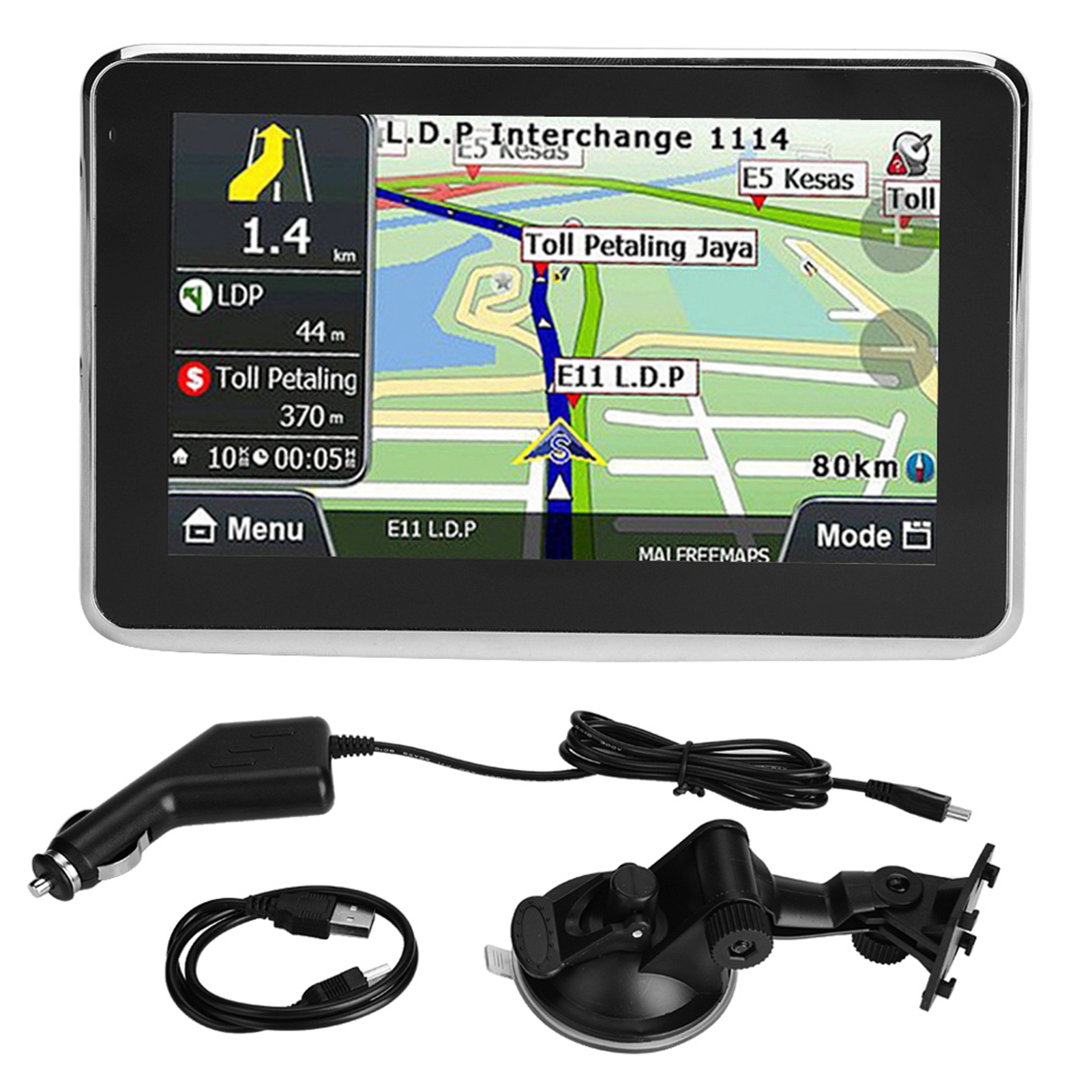 5 インチポータブル GPS ナビゲーター FM トランスミッター 8 ギガバイト DDR256M カーナビゲーションシステムヨーロッパ地図 Q5-1 ユニバーサル GPS ナビゲーションデバイス