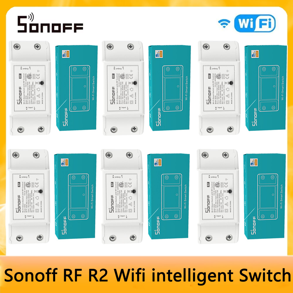 SONOFF RFR2 WiFi 433Mhz スマートスイッチサポート RF 制御スマートホーム動作 Alexa と Google ホームオートメーション RM433R2