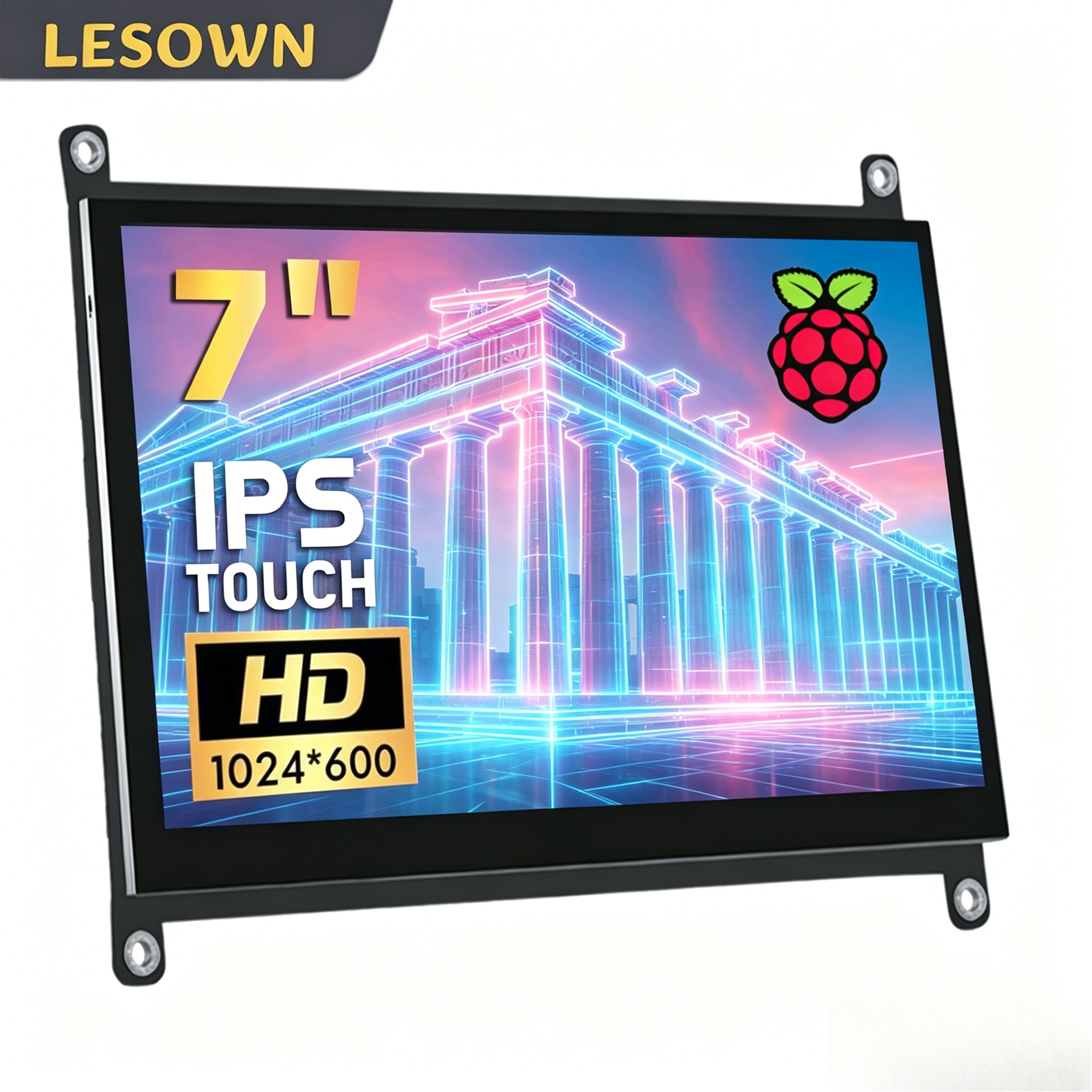 7 インチタッチスクリーン IPS LCD 表示画面 Raspberry Pi 4 3 1024x600 7インチ HDMI ディスプレイ LCD ディスプレイモジュール小型 LCD モニター
