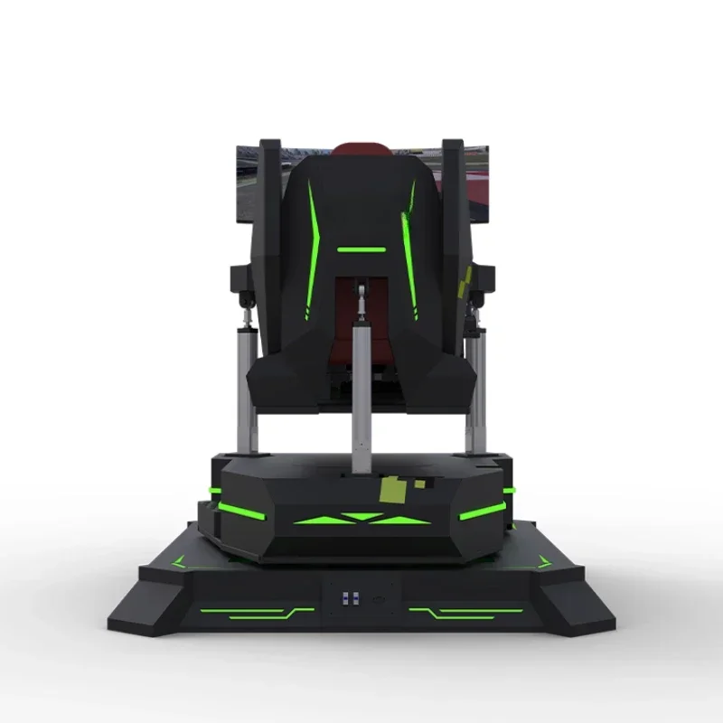 レーシング シミュレーター サプライヤー 3 スクリーン モーション シミュレーター VR カー シミュレーター アーケード ゲーム機