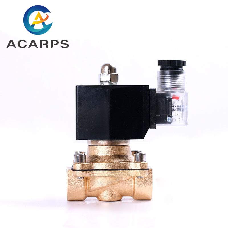 1/2インチ ノーマルクローズ 真鍮製 LPG 天然ガス用ソレノイドバルブ 220VAC 24VDC 12VDC 110VAC ソレノイドバルブ