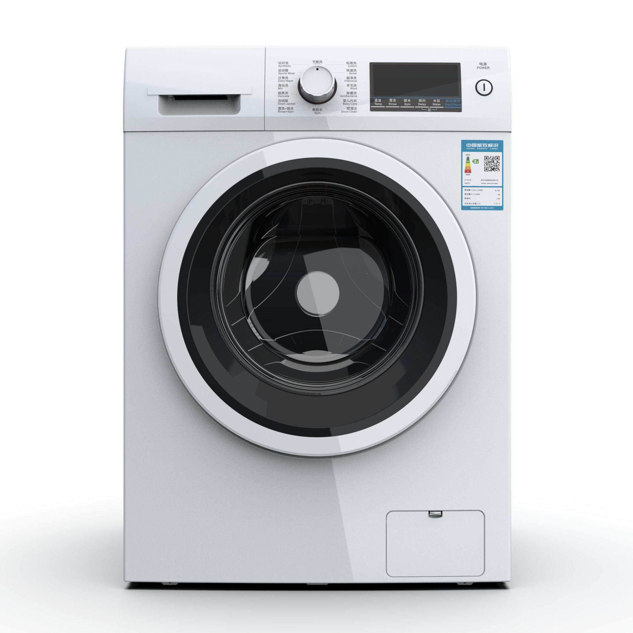 家庭用全自動フロントローディングドラム洗濯機と乾燥機コンボ8Kg洗濯機