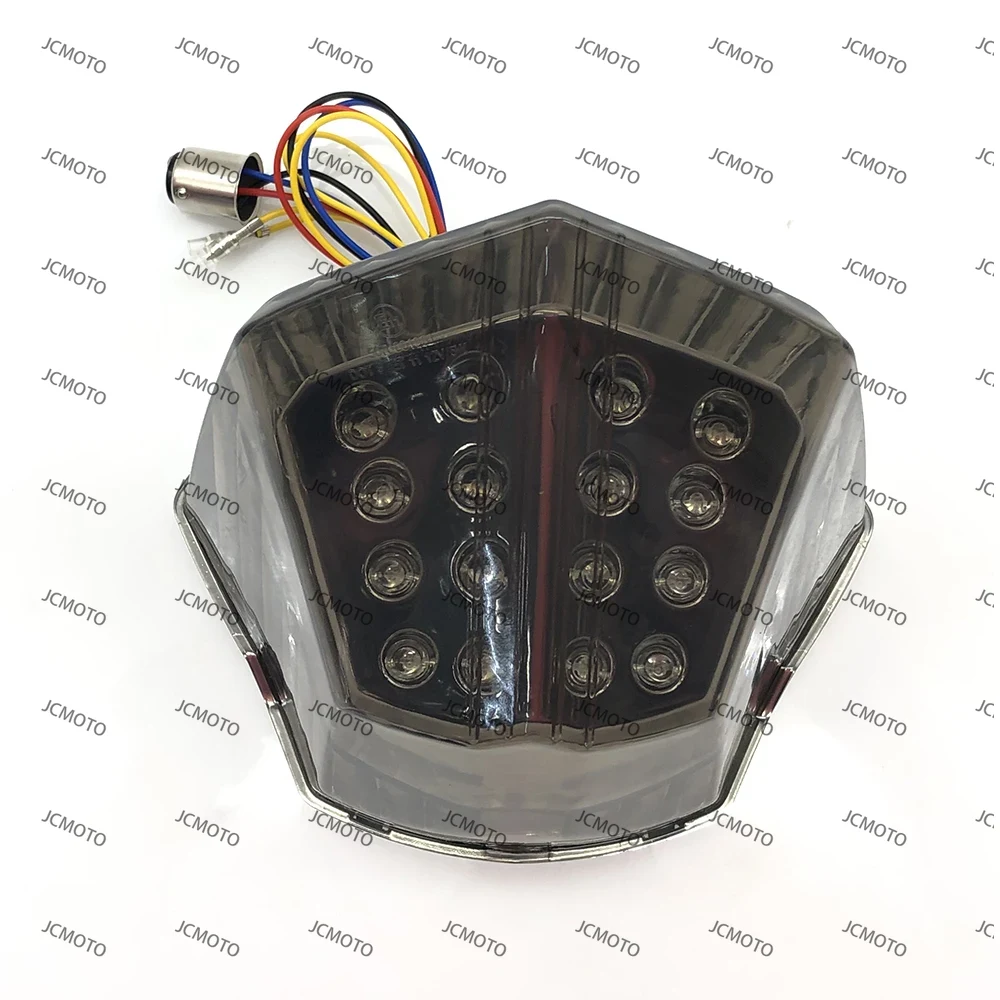 ヤマハ FZ6R FZ6 XJ6 XJ-6 F NS 流用 2009-2017 オートバイ LED テールライトブレーキライトリア警告ランプターンシグナルライト