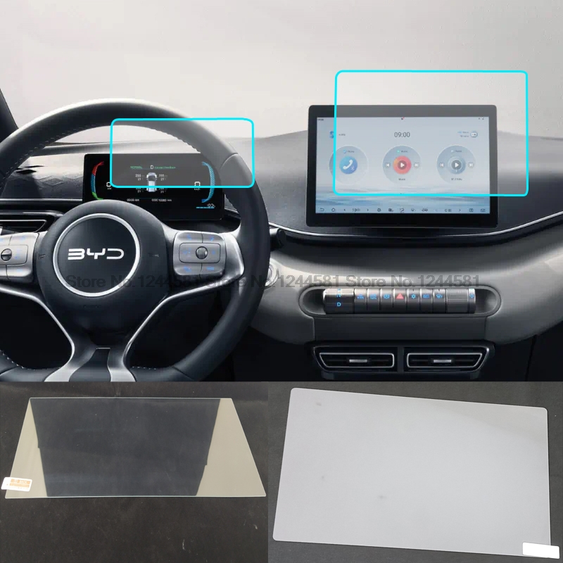 強化ガラス BYD ドルフィンミニ EV 2025 カーナビゲーション gps 計器ダッシュボードモニターフィルムスクリーンプロテクターフィルム