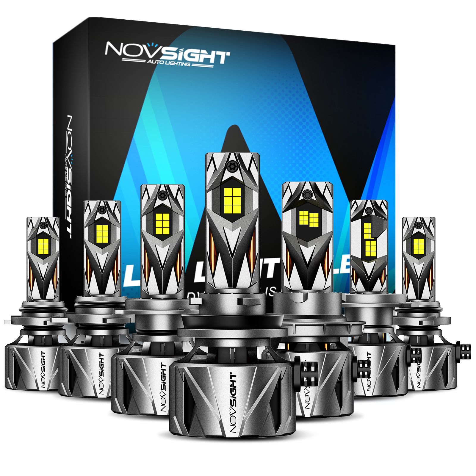 NOVSIGHT A500 N97 H4 LED ヘッドライト車 H7 LED H11 9005 9006 6500K 60000LM 240 ワット 9-32V LED オートヘッドランプ高輝度電球