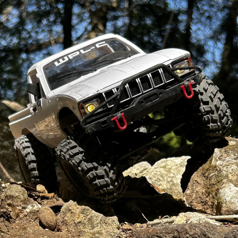 WPL C24-1 RC ロッククローラーオフロードリモートコントロール C24 トラックピックアップ 2.4 グラム全地形 RTR フルスケール Led ライト大人のおもちゃギフト