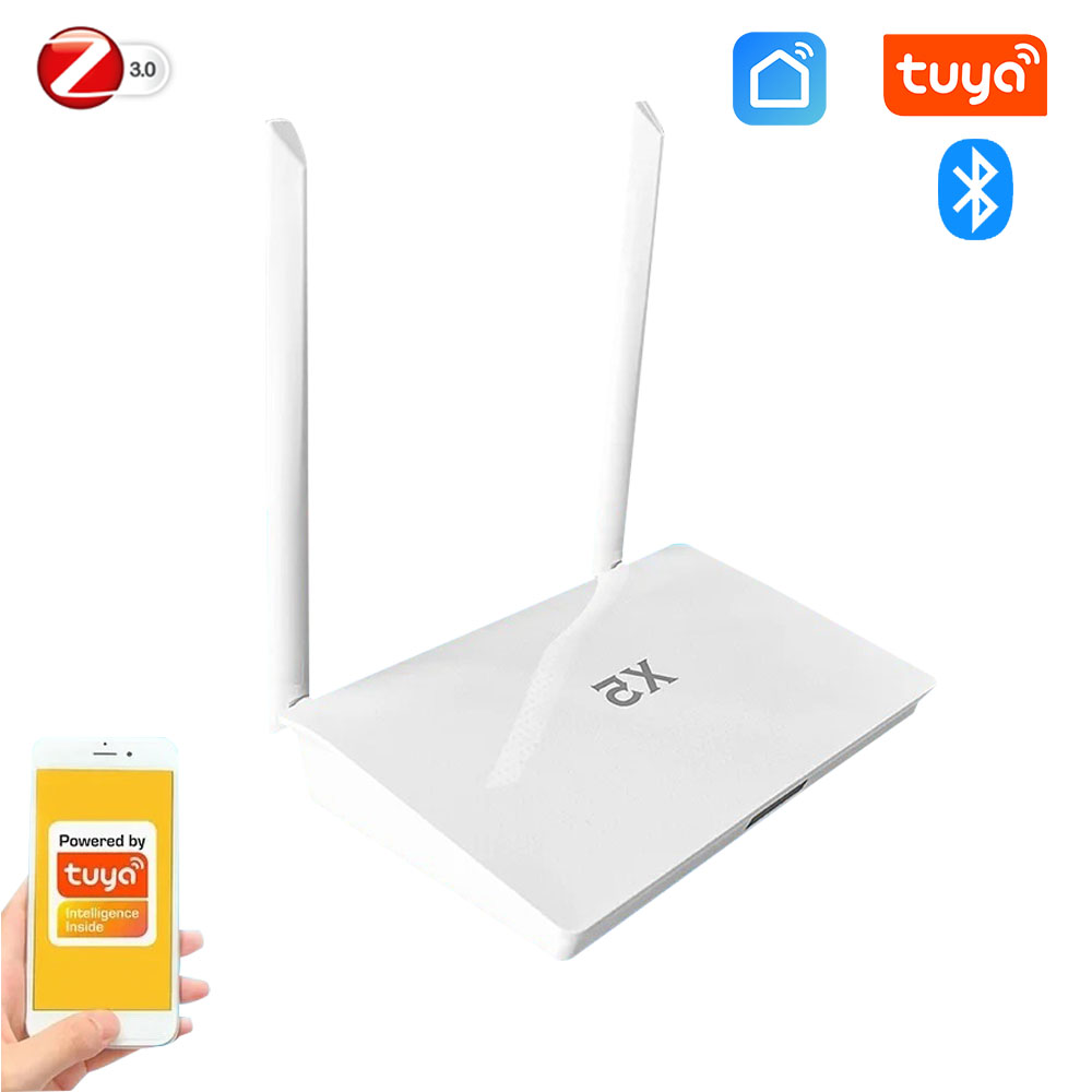Tuya Zigbee X5 プロジェクトゲートウェイ、強化された強力な信号有線多機能 Zigbee 3.0 Bluetooth ハブヴィラスマートホーム用