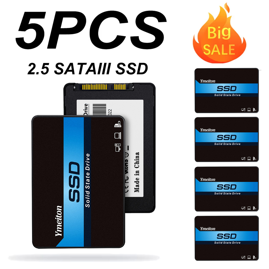 卸売 SSD 5 個 120 ギガバイト 128 ギガバイト SSD ソリッドステートドライブ 240 ギガバイト SSD SATA SATA3 2.5 インチ内部 256 ギガバイト 512 ギガバイト 1 テラバイトラップトップデスクトップ PC ロット