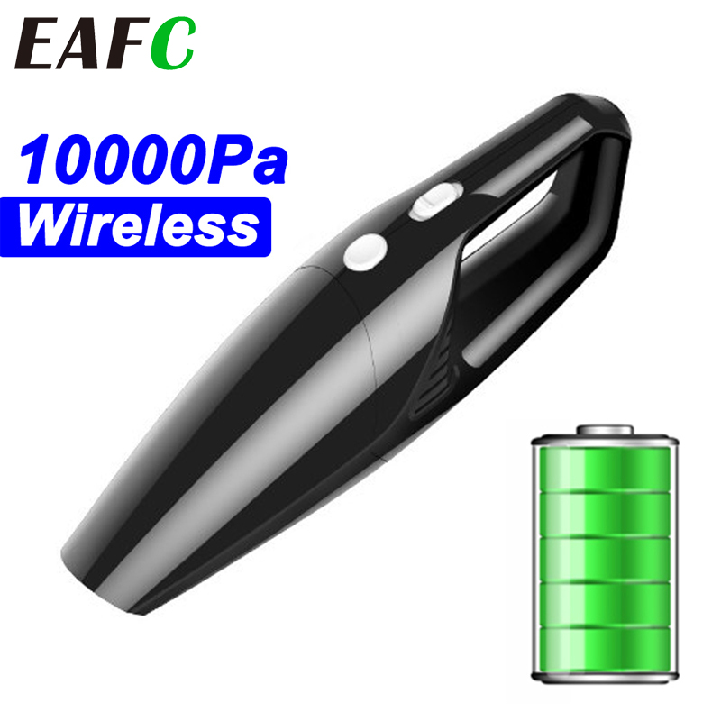 EAFC 10000Pa 車用掃除機ポータブルハンドヘルド自動ミニ掃除機ロボット 120 ワット強力なウェット/ドライ両用クリーニングツール