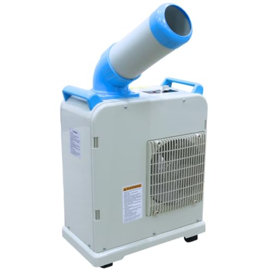 産業用スポットエアコン 6000 BTU ポータブルエアクーラー、R32 冷媒付き、屋内/屋外用モバイルスポットクーラー