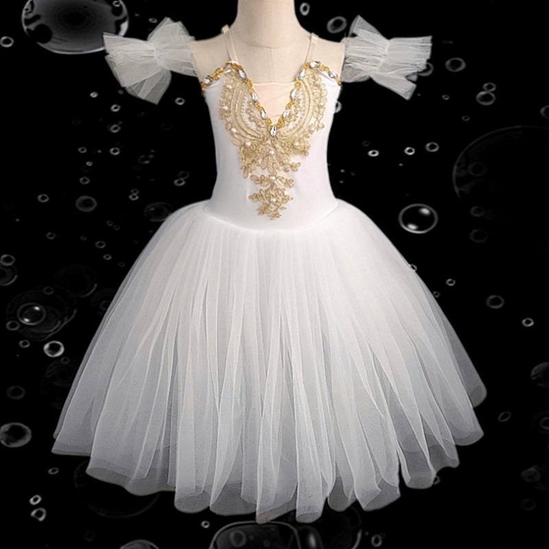 女の子バレエドレスチュチュ衣装 Vestidos プリンセスダンス衣装子供服夏の女の子のドレスバレエレオタード子供の日