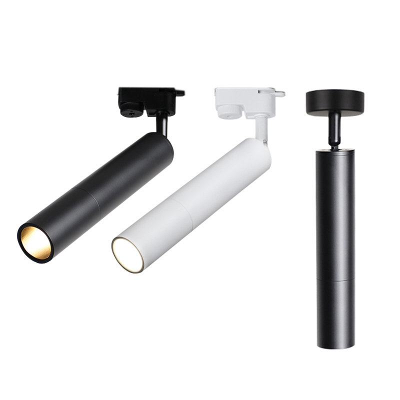 LED トラックライト衣料品店 Windows ショールーム展示スポットライト LED コブスポットランプ天井レール伝統的なコレクションランプ