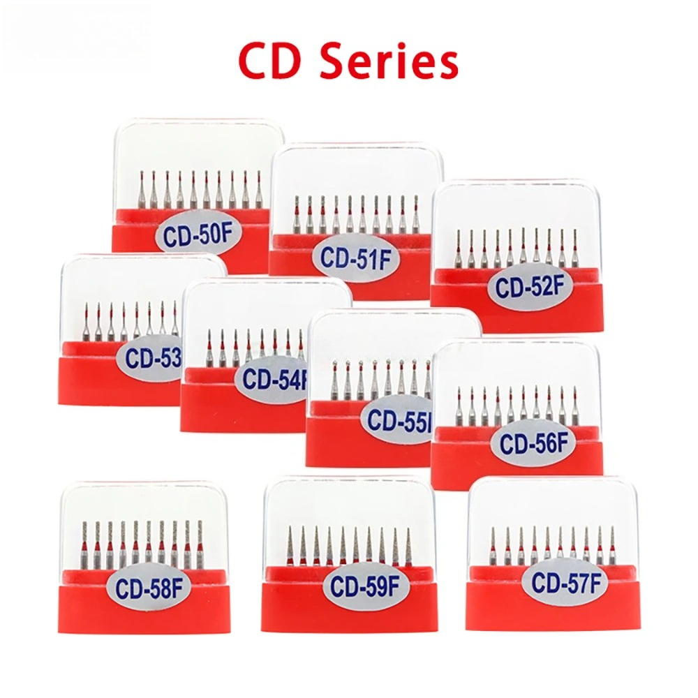8 × 10 ピース/箱歯科ダイヤモンドバー子供の特別なバー CD シリーズダイヤモンドドリル研磨ツール Dia.1.6 ミリメートル